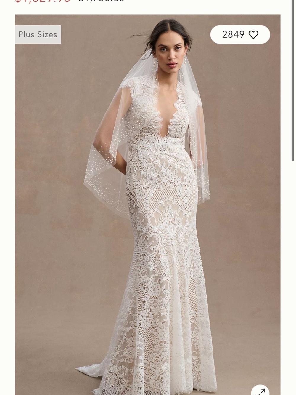 Wtoo by Watters Philomene Lace Cap-Sleeve Wedding Gown